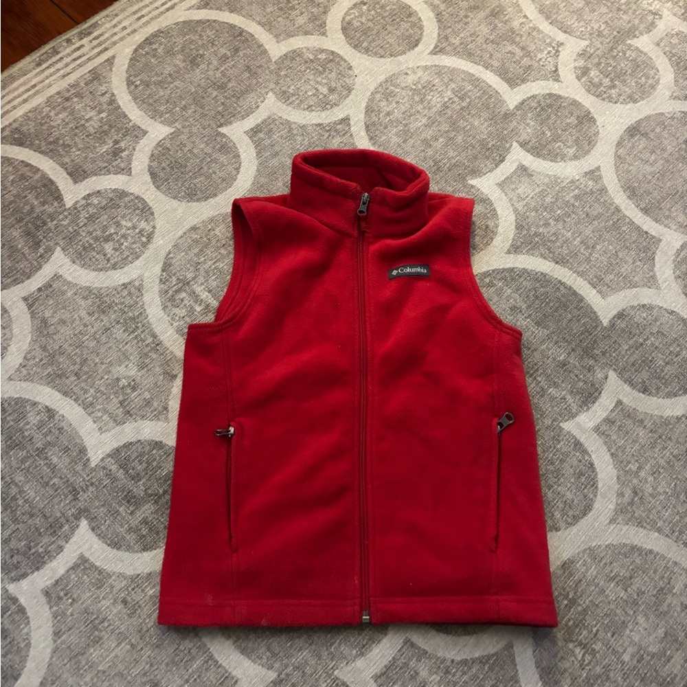 Columbia Vibrant Red Fleece Jacket